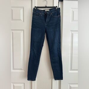 Madewell Dark Blue Skinny Jeans